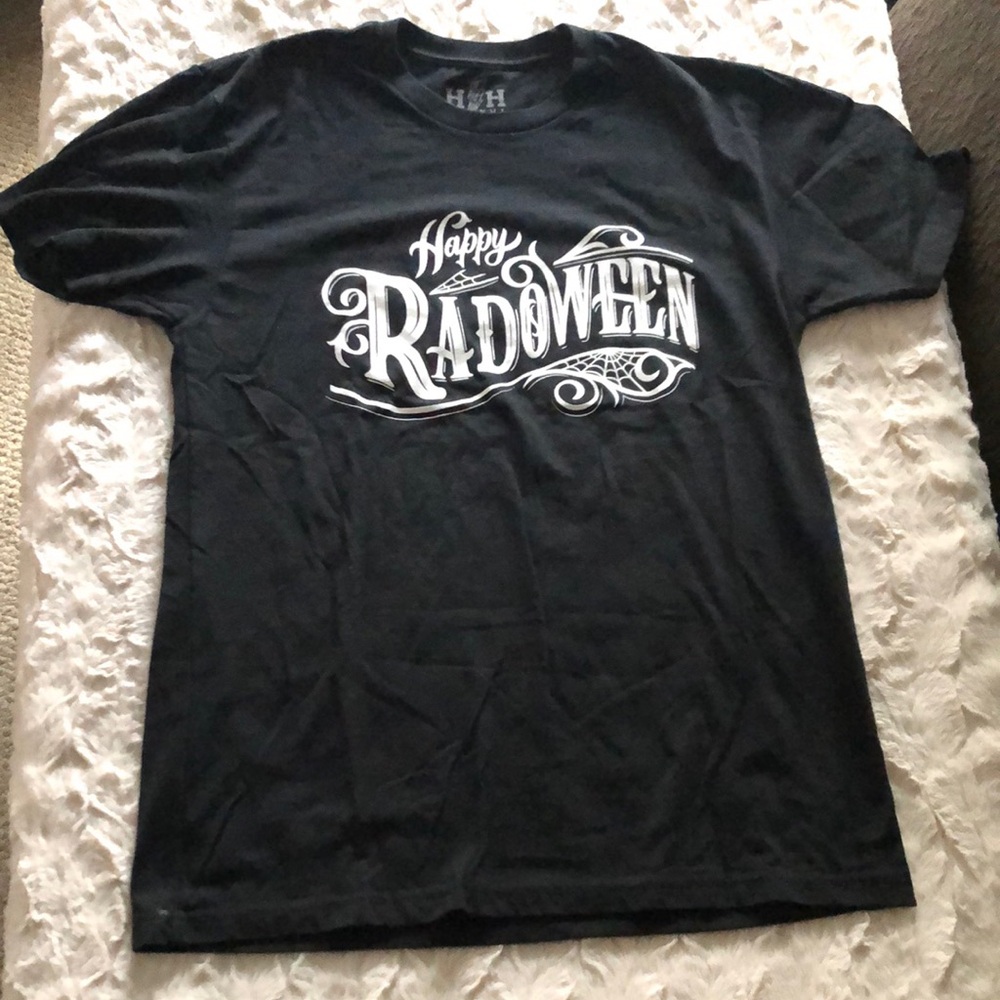 Black Graphic T-Shirt - Happy Radoween